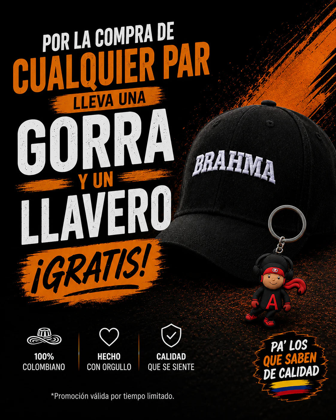 🔥 PROMO - Zapatos Brahma + Gorra Gratis Últimas Unidades Con 72% OFF Solo Hoy 🎁