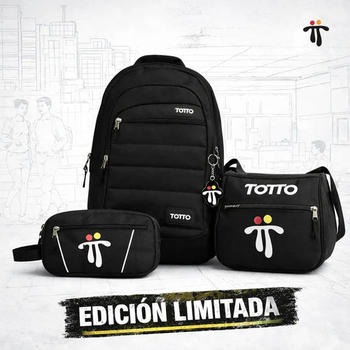 MORRAL TOTTO + GRATIS LONCHERA Y CARTUCHERA 56%OFF PROMO