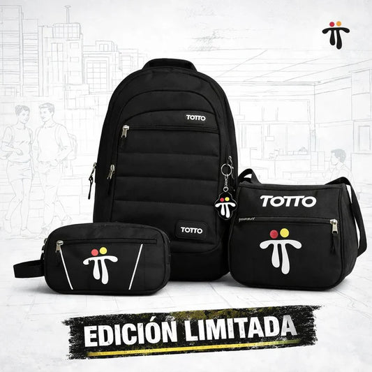 MORRAL TOTTO + GRATIS LONCHERA Y CARTUCHERA 56%OFF PROMO