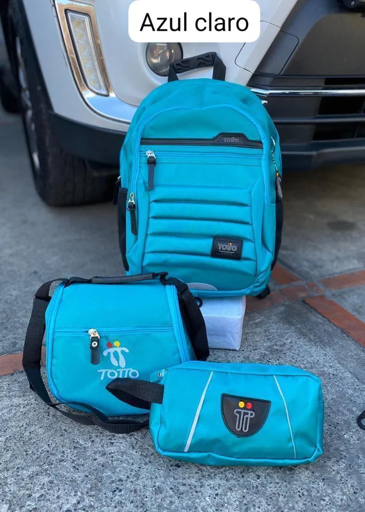 MORRAL TOTTO + GRATIS LONCHERA Y CARTUCHERA 56%OFF PROMO