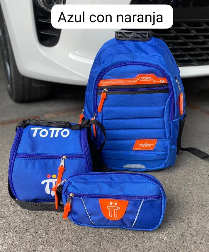 MORRAL TOTTO + GRATIS LONCHERA Y CARTUCHERA 56%OFF PROMO