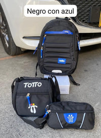NEGRO CON AZUL