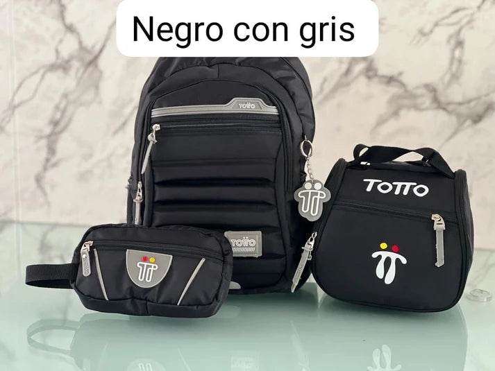 MORRAL TOTTO + GRATIS LONCHERA Y CARTUCHERA 56%OFF PROMO