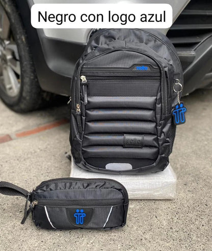 MORRAL TOTTO + GRATIS LONCHERA Y CARTUCHERA 56%OFF PROMO