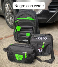 NEGRO CON VERDE