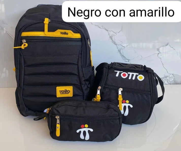 MORRAL TOTTO + GRATIS LONCHERA Y CARTUCHERA 56%OFF PROMO