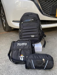 MORRAL TOTTO + GRATIS LONCHERA Y CARTUCHERA 56%OFF PROMO
